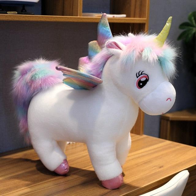 Glühende Flügel Einhorn Plüschtier