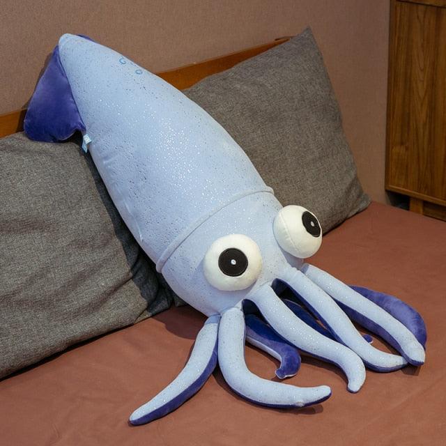 27"-48" Lebensgroßer Gigantischer Niedlicher Tintenfisch Gefüllte Tier Plüschpuppen