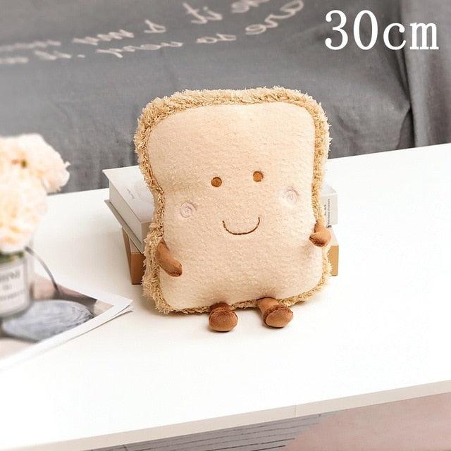 Niedliche Brot- und Toastplüschtiere