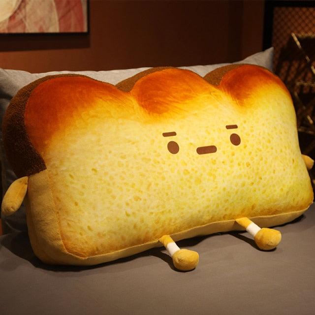 Riesige Emoticon Toastbrot Bett Kissen gefüllt Cartoon Lebensmittel Plüsch