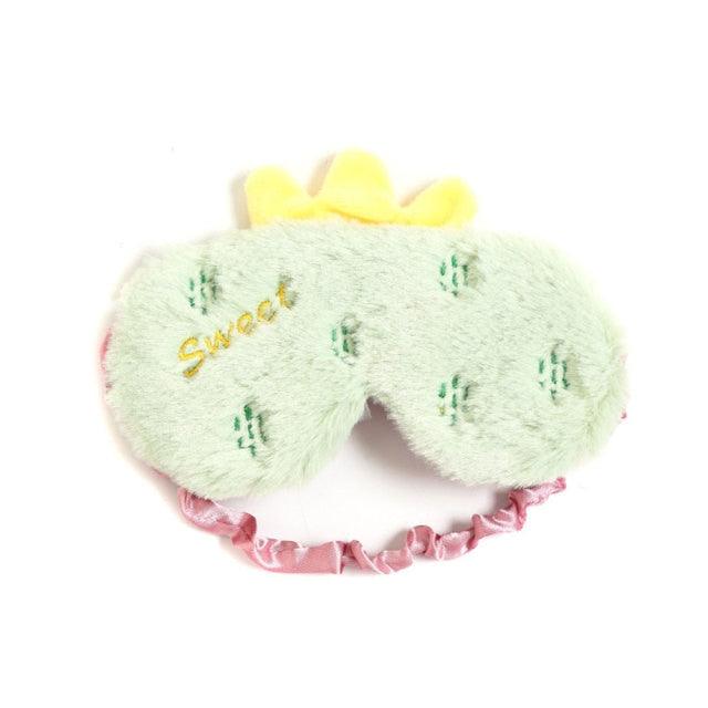 Obst Erdbeere Ananas Karotte Kaktus Erdbeere Plüsch Niedliche Schlafmaske