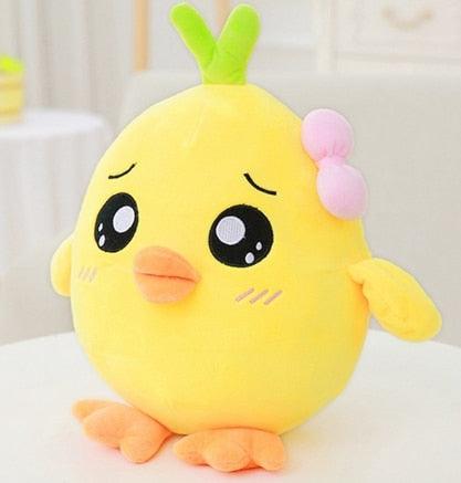 Kawaii Gelbes Huhn Plüschpuppen