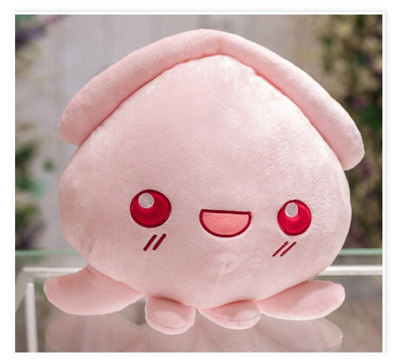 Kawaii Cartoon Rosa Tintenfisch Plüschtier