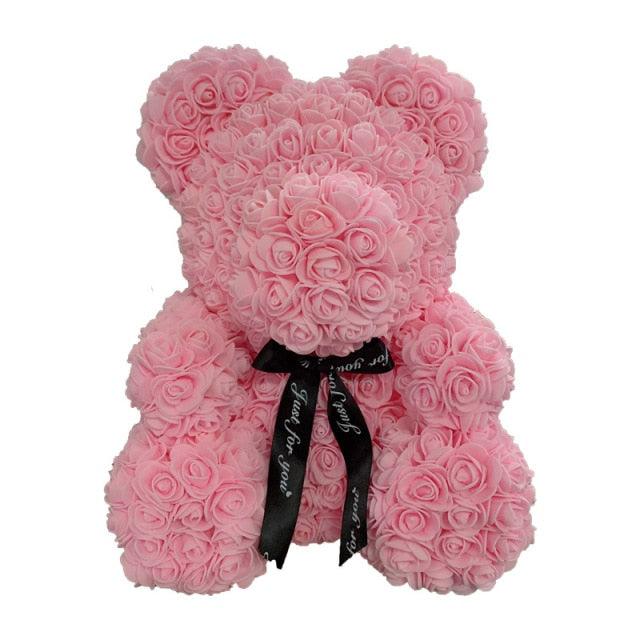 Rose Bär Valentinstag "Forever" Blume Teddybär
