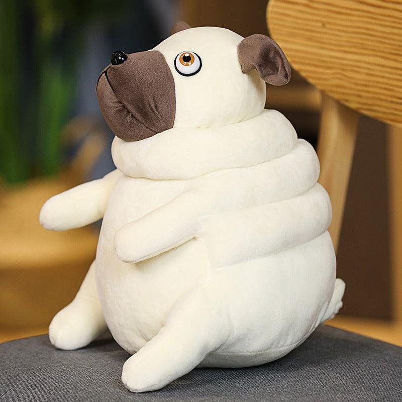 Entzückende Mops-Plüschtiere
