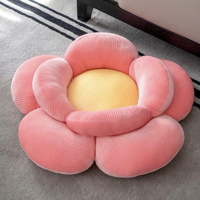 Rosa Blume Sitzkissen Futon Boden Matte Kissen