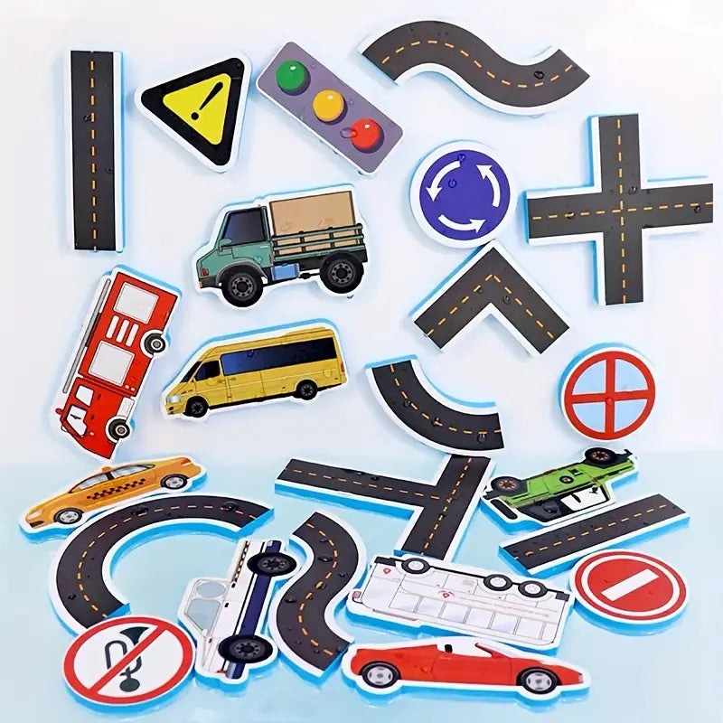 Spaßiges Wasser Spielzeug - Verkehrs Puzzle