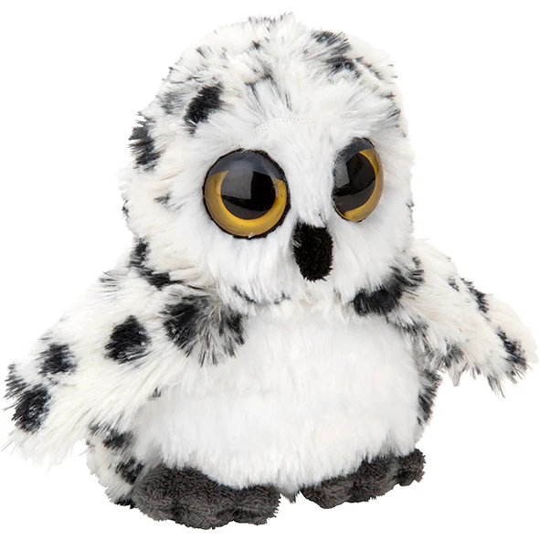 Fluffy schneeeule plüsch