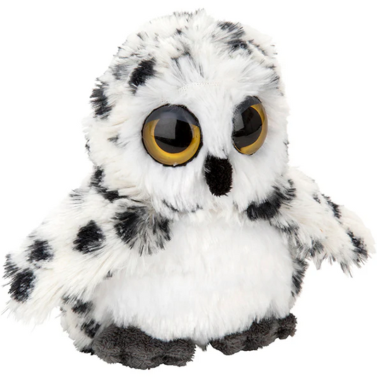 Fluffy schneeeule plüsch