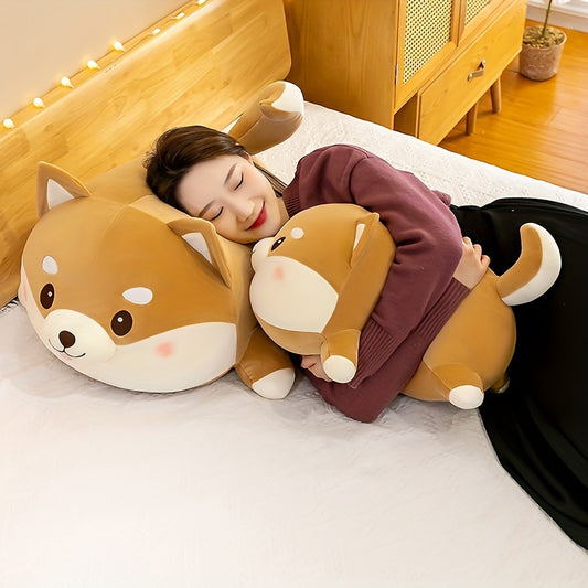 Weiches, süßes Shiba Inu Plüschtier – Fett und flauschig
