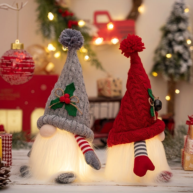 Weihnachtliche leuchtende Wichtel