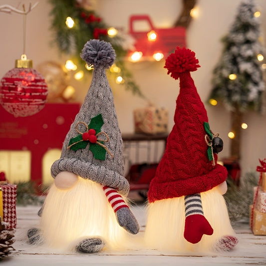 Weihnachtliche leuchtende Wichtel