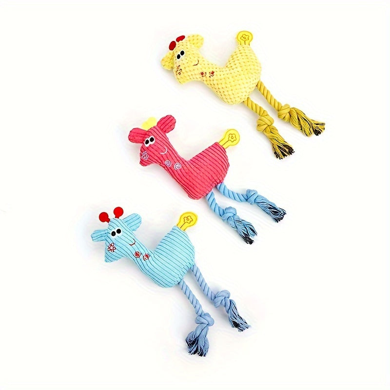 Robustes Plüsch Hundespielzeug Blau