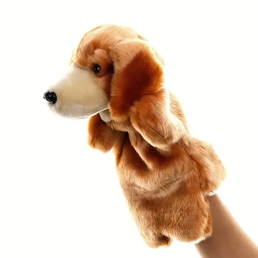 Großer gelber Hund - Handpuppen-Geschenk
