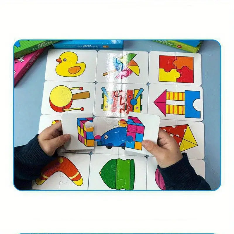 32 Stück/Box Tier-Matching-Puzzle für Babys