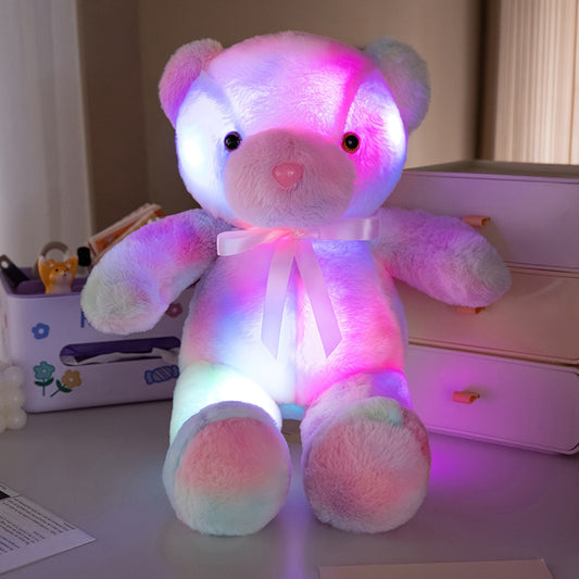 GlowBear – Leuchtender Plüsch-Teddybär, Multicolor