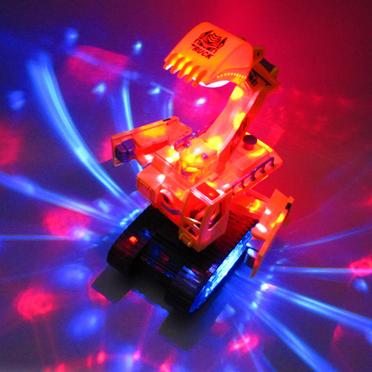 Transformierender disco bagger kinderspielzeug