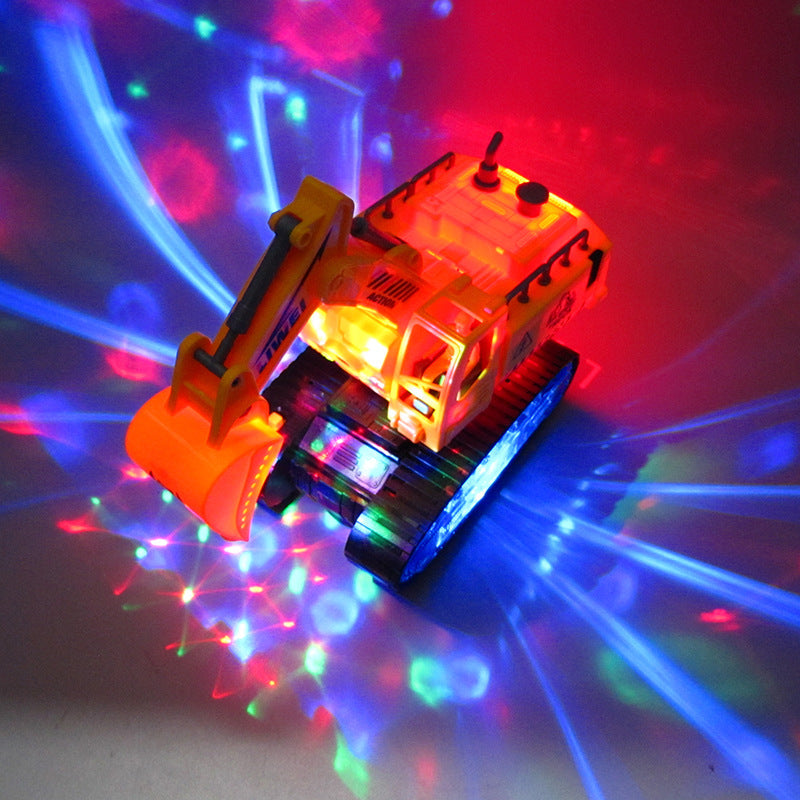 Transformierender disco bagger kinderspielzeug