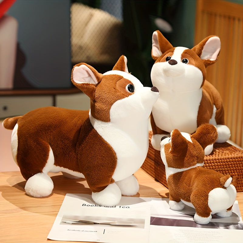 Realistisches Corgi-Plüschspielzeug