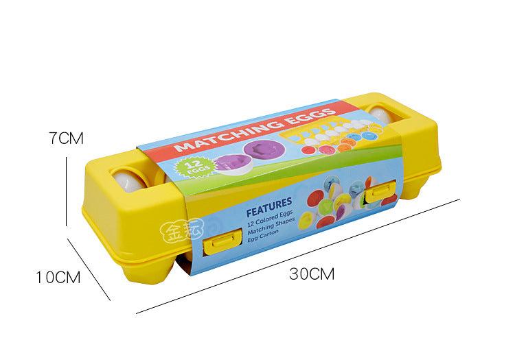 Montessori formen und farben eier