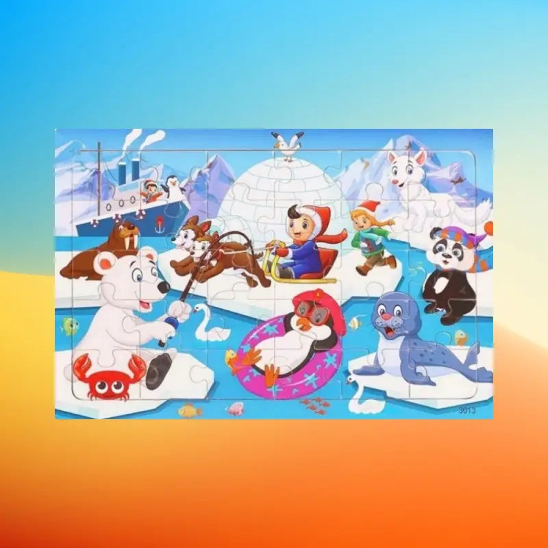30 bunte Puzzle für Kinder