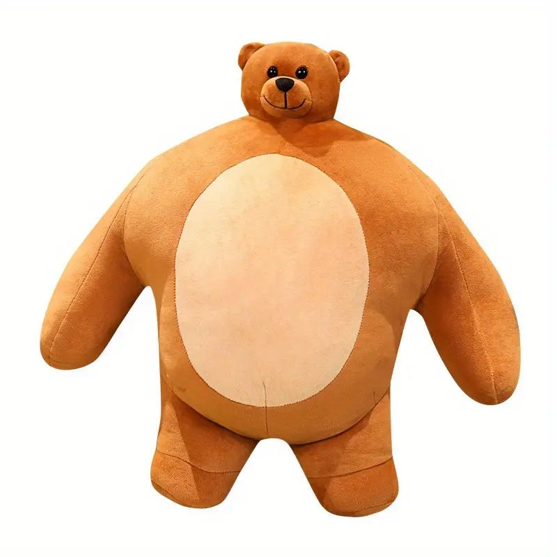 Niedliche Bärenpuppe mit kleinem Kopf