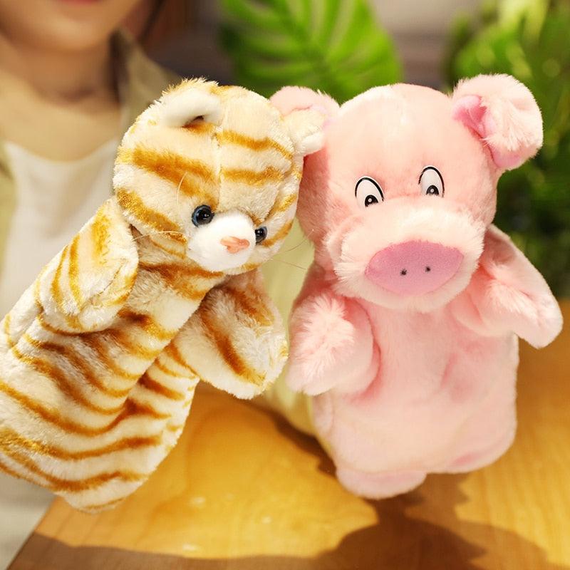 13 Styles Handpuppe Plüschtiere