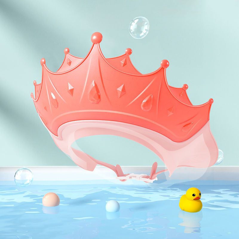 Shampoo crown cap - keine tränen mehr in der badewanne - badekappe