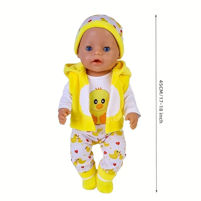 14-Zoll BeBe Reborn Mädchen mit modischer Kleidung
