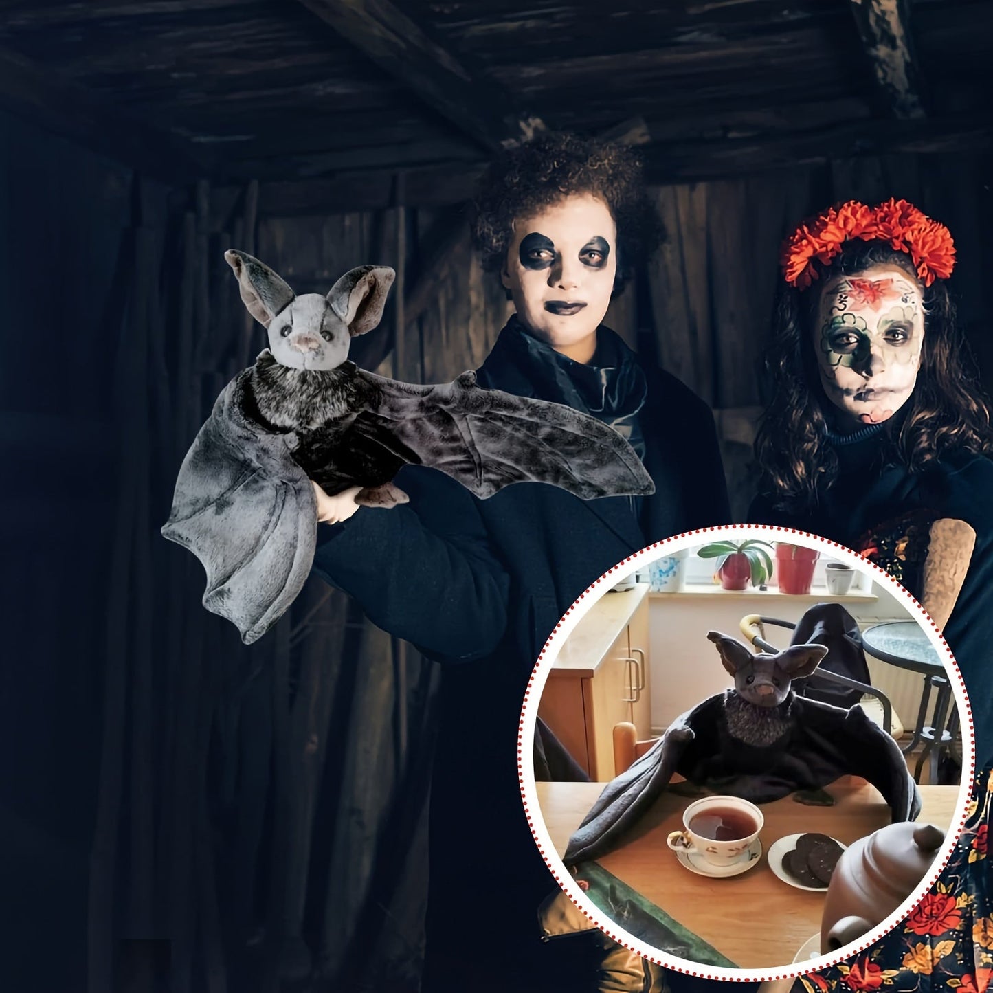 Niedliche Plüsch-Fledermaus für Kinder