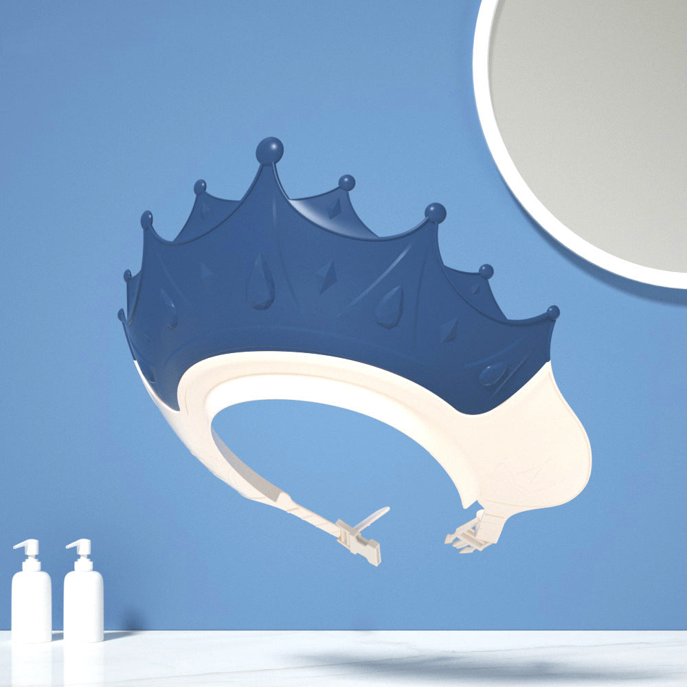 Shampoo crown cap - keine tränen mehr in der badewanne - badekappe