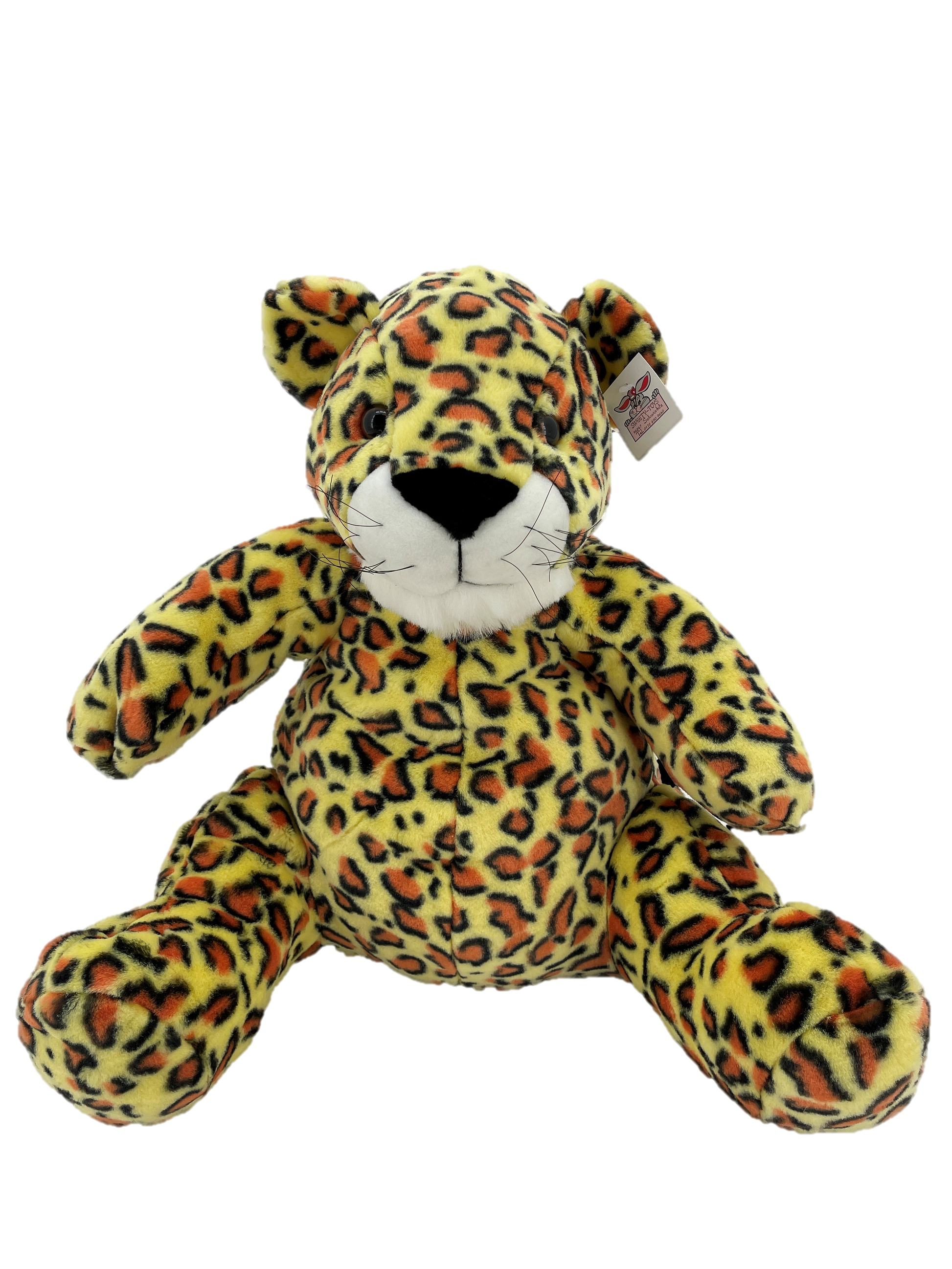 sweety toys 1422 plüsch teddy leopard sitzend ca.50 cm teddybär