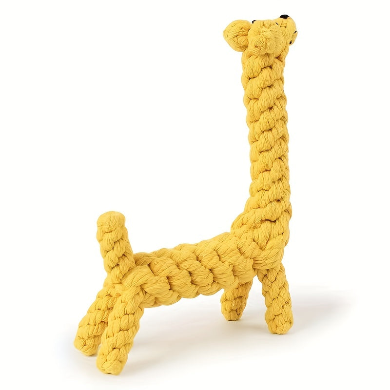 Giraffe - Seilspielzeug Hund