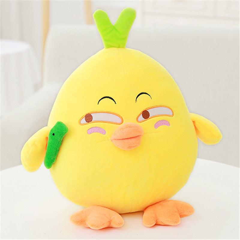 Super Cute Chick Plushies Yellow Smile - Plushie Depot