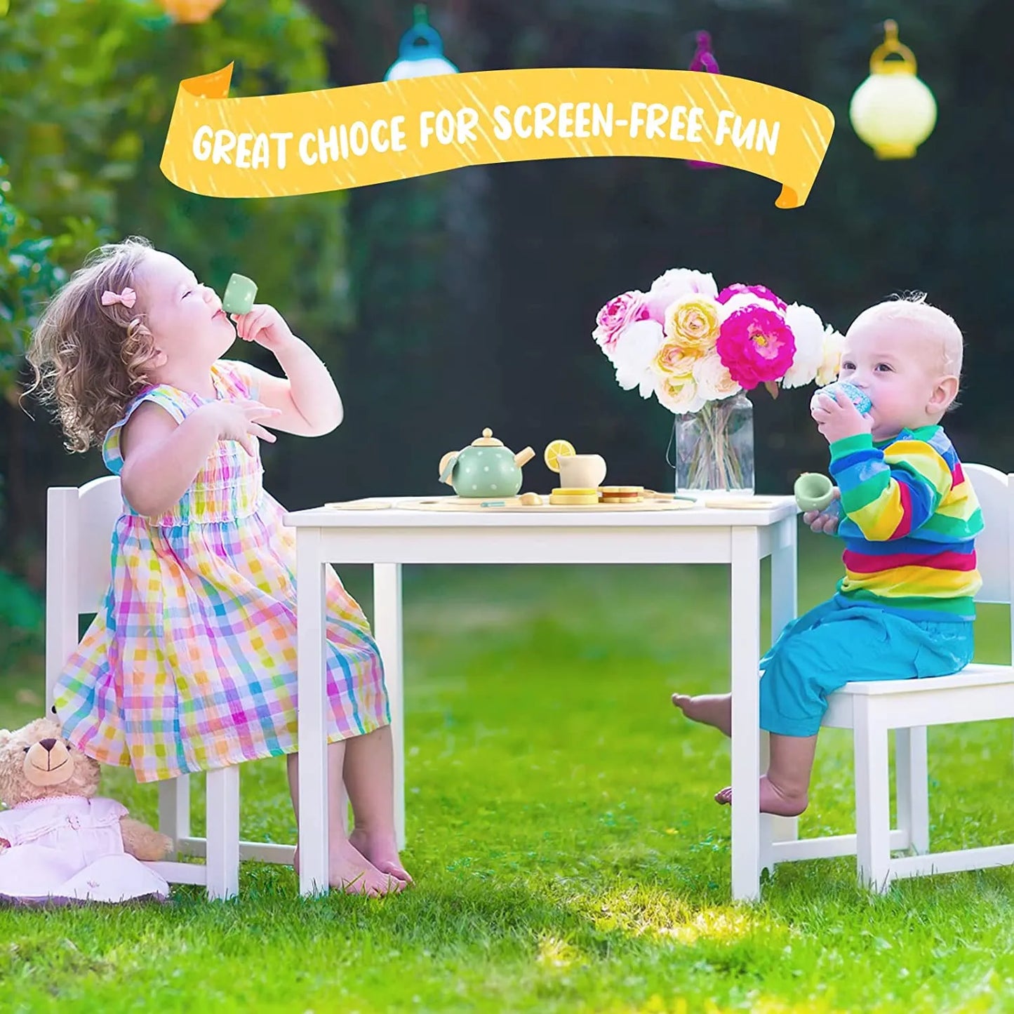 Woods - tee-spielset aus holz