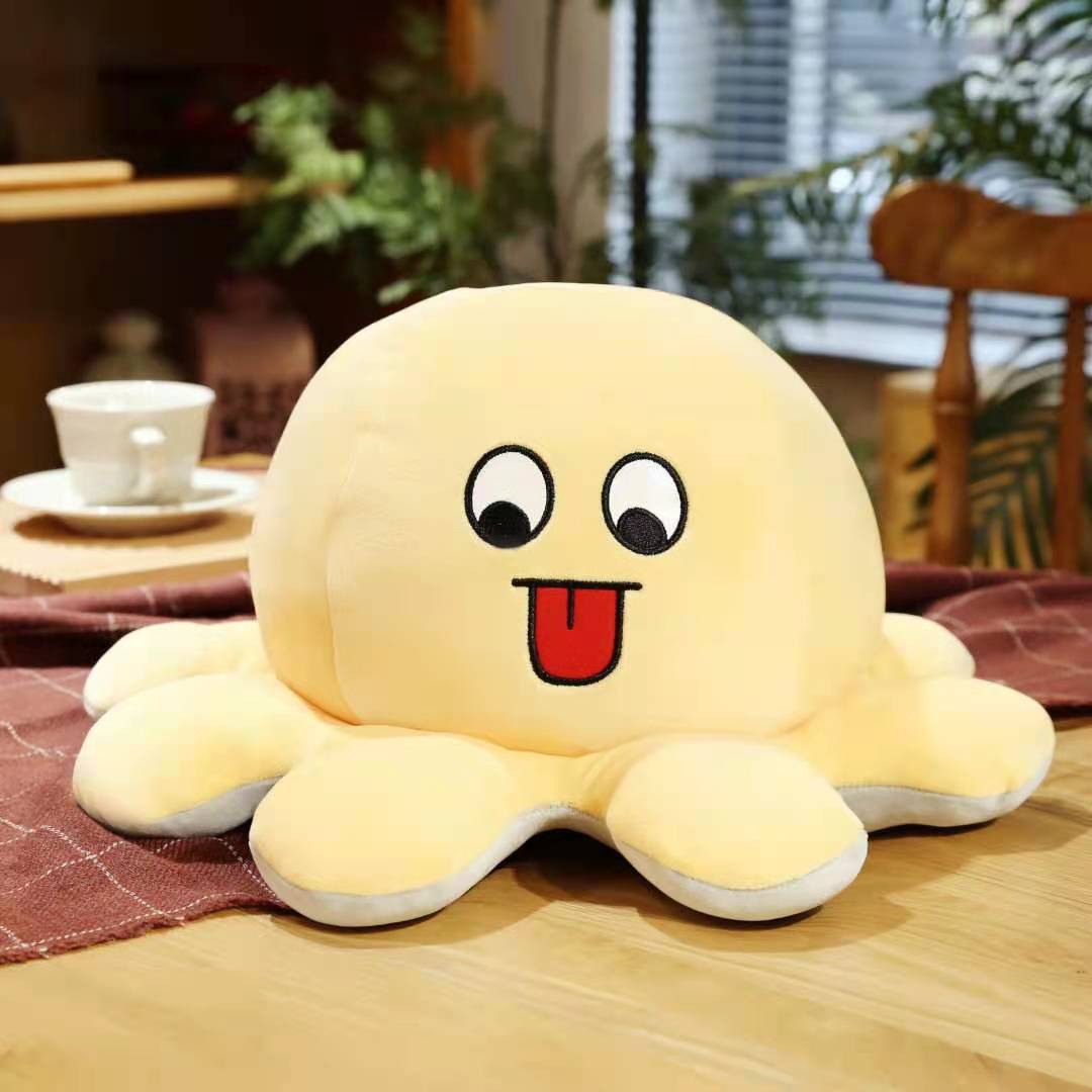 Süßer Wendbarer Oktopus-Plüsch