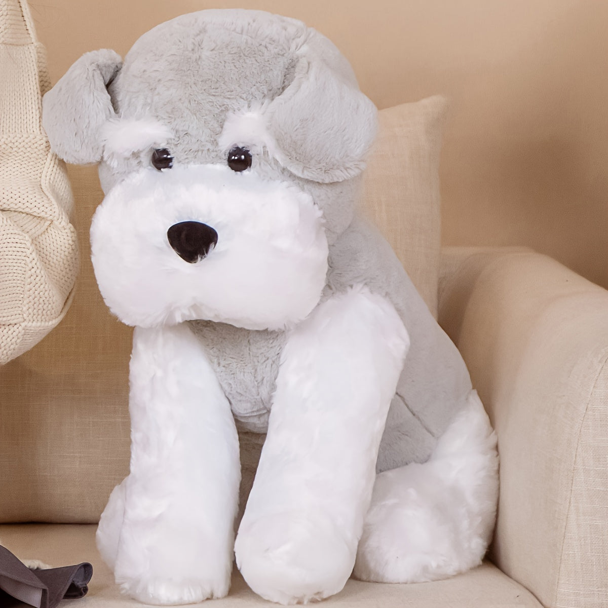 Süßer Schnauzer Plüsch