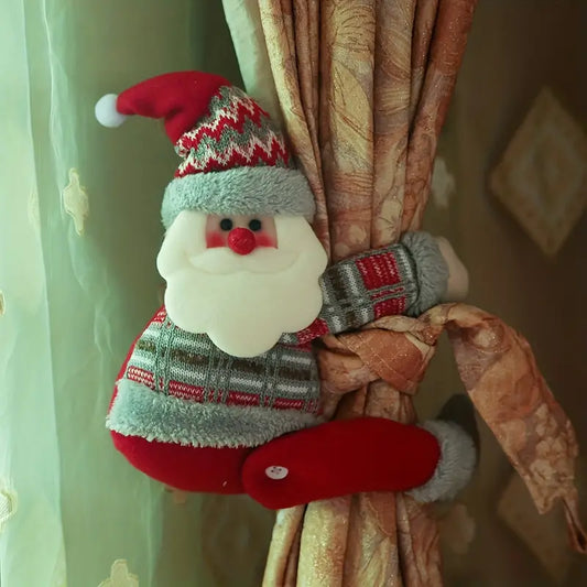Weihnachtsfensterschmuck - Cartoon-Puppen-Clip