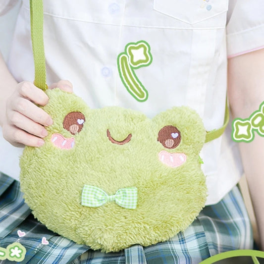 Fröhlicher Frosch Plüschtasche
