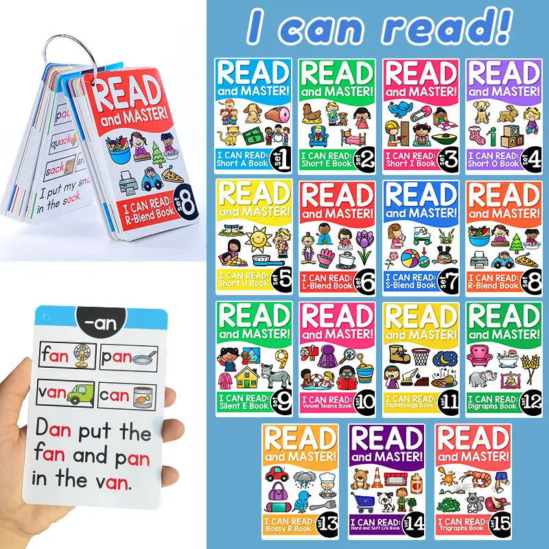 Lesen mit Phonics - Pädagogische Flashcards!