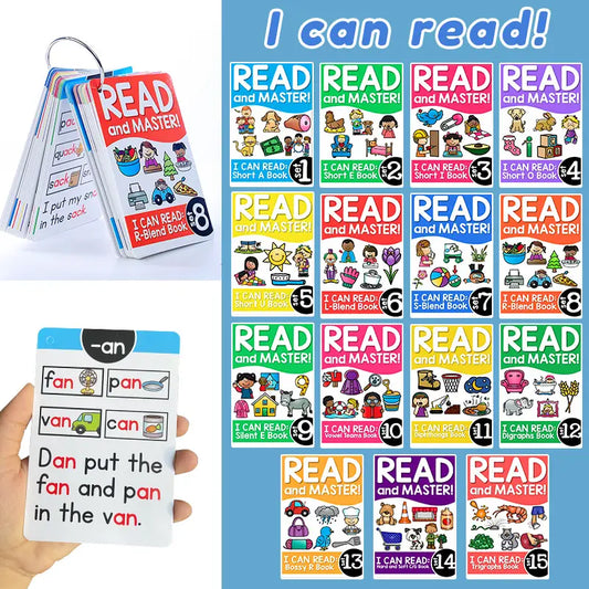 Lesen mit Phonics - Pädagogische Flashcards!