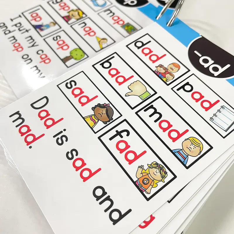 Lesen mit Phonics - Pädagogische Flashcards!