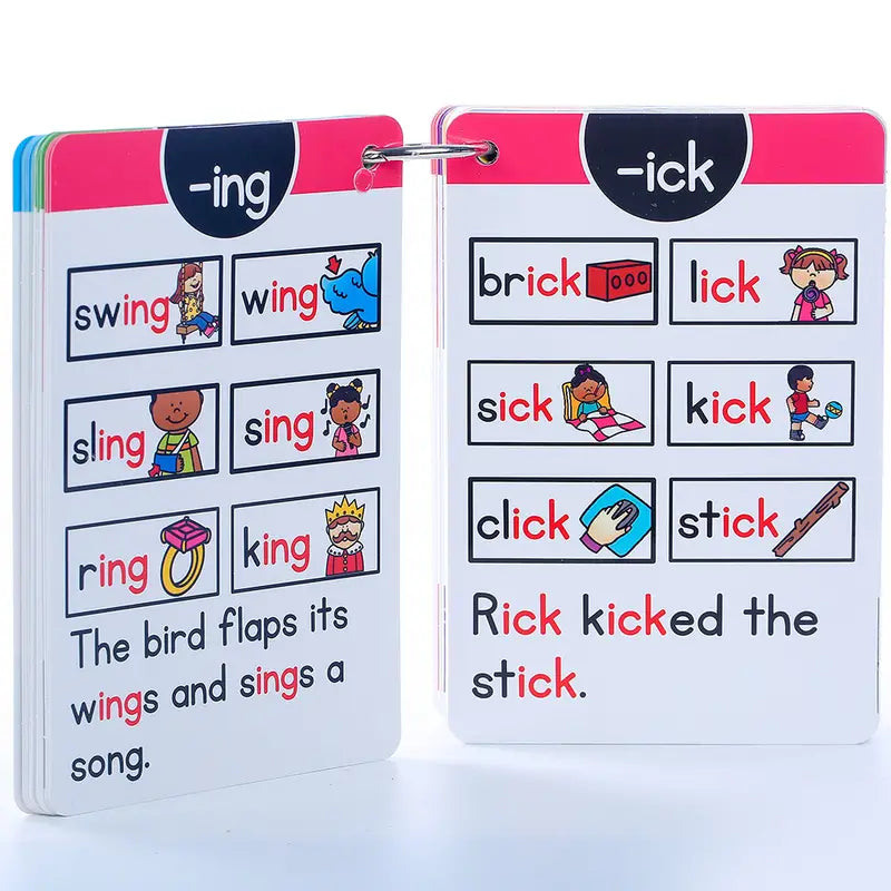 Lesen mit Phonics - Pädagogische Flashcards!