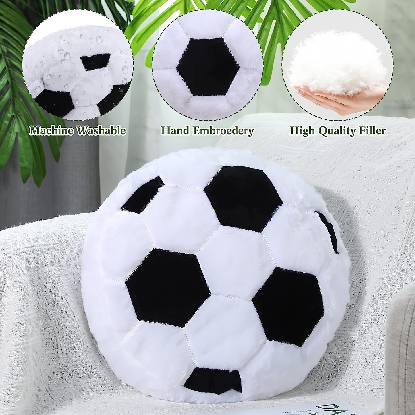 Fußball Plüschkissen