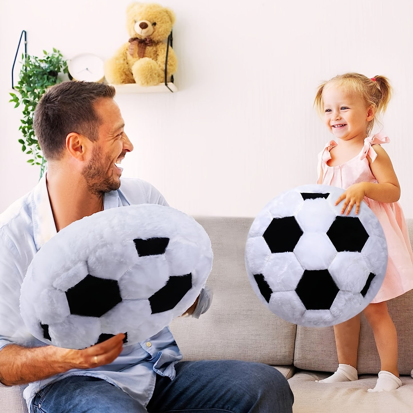 Fußball Plüschkissen