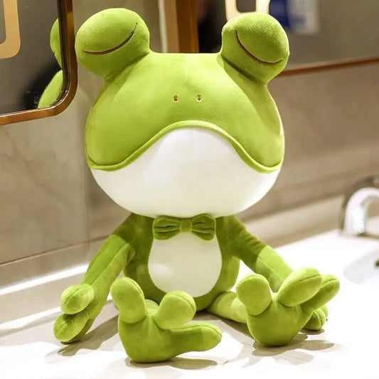 Frosch Dekoration - Niedliche Kuschelpuppe