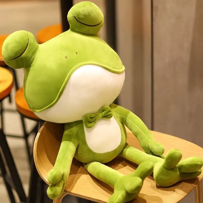 Frosch Dekoration - Niedliche Kuschelpuppe