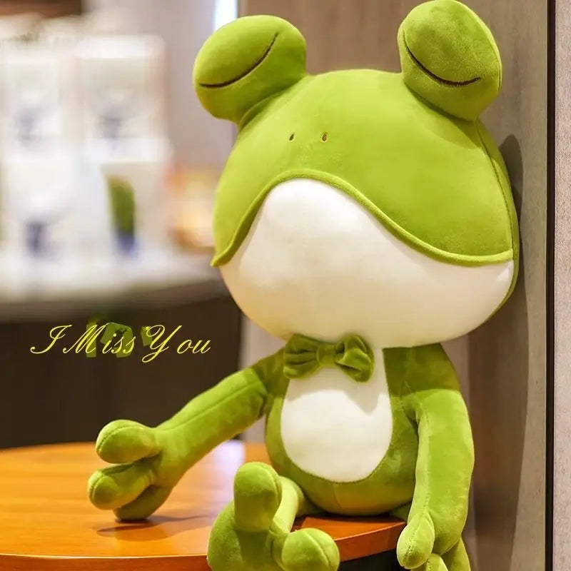 Frosch Dekoration - Niedliche Kuschelpuppe