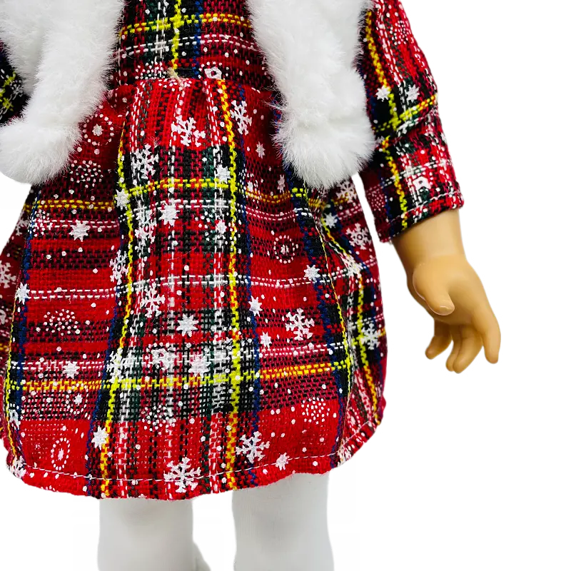 Weihnachts-Puppenkleidung für 18-Zoll-Puppen
