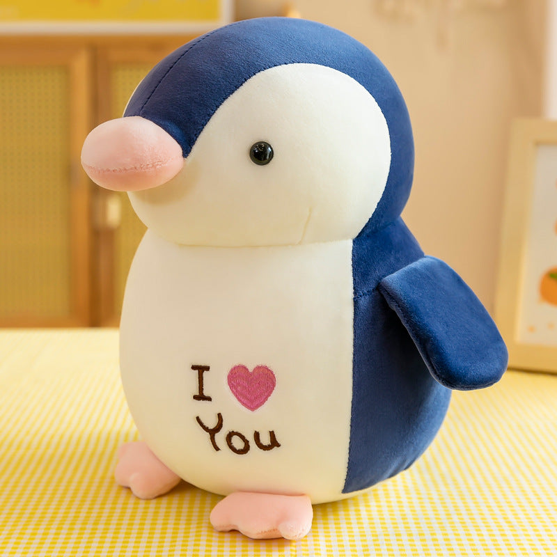 Süßer Herz Pinguin Plüschspielzeug